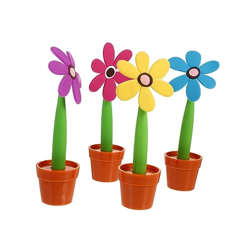 VILLFUL 4 Stück Blüten Kugelschreiber im Design Farbige Kugelschreiber für Büro Schule und Zuhause Blau Je VILLFUL 4 Stück Blüten Kugelschreiber im Design Farbige Kugelschreiber für Büro Schule und Zuhause Blau Je von VILLFUL
