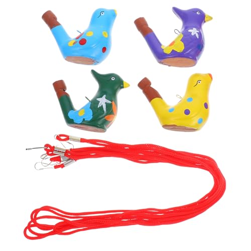 VILLFUL 4 Stücke Realistische Vogel Design Keramik Wasser Pfeifen Für Badezeit Spaß Party Requisiten von VILLFUL