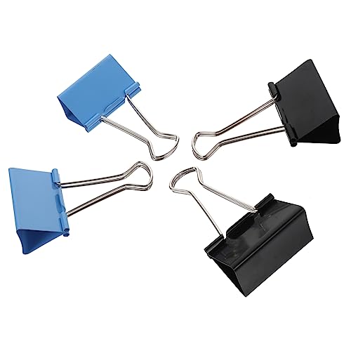 VILLFUL 4 Stück Elliot Ordner Papier Befestigungsklammern, Datei Binder Clips, Büro Papierklammern, Büroklammer, Klemme, Binder, Büroklammer, Metall Binder Clip, Dokumenten Clip, Papier VILLFUL 4 Stück Elliot Ordner Papier Befestigungsklammern, Datei Binder Clips, Büro Papierklammern, Büroklammer, Klemme, Binder, Büroklammer, Metall Binder Clip, Dokumenten Clip, Papier von VILLFUL