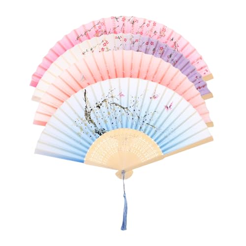 VILLFUL 4 Stück Faltfächer Handfächer Leicht Umweltfreundlich Vielseitig für Hochzeiten Partys Fotoshootings und Outdoor Events VILLFUL 4 Stück Faltfächer Handfächer Leicht Umweltfreundlich Vielseitig für Hochzeiten Partys Fotoshootings und Outdoor Events von VILLFUL