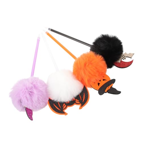 VILLFUL 4 Stück Halloween Kugelschreiber mit Cartoon Flauschige Kürbis und Fledermaus Designs Glattes Schreiben Strapazierfähige Stifte für Partydeko und Geschenke VILLFUL 4 Stück Halloween Kugelschreiber mit Cartoon Flauschige Kürbis und Fledermaus Designs Glattes Schreiben Strapazierfähige Stifte für Partydeko und Geschenke von VILLFUL