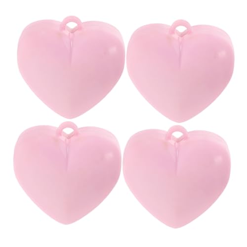 VILLFUL 4 Stück Herz-ballongewichte: Schweres Harzgewicht, Dekorative, Anhänger, Partydekorationen Für Babypartys, Hochzeiten, Veranstaltungen von VILLFUL