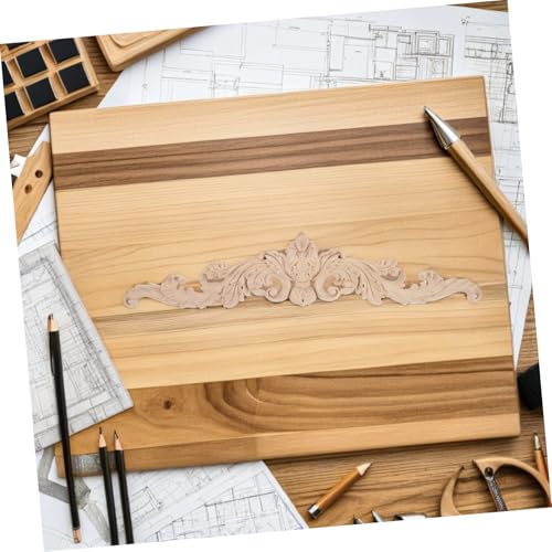 VILLFUL 4 Stück Holzapplikationen Geschnitzte Dekorative Onlays Unbemalt für Möbel DIY Eckverzierung Bettrahmen Schrank Tür Kleiderschrank Vielseitig Einsetzbar Natürliche Holzstruktur VILLFUL 4 Stück Holzapplikationen Geschnitzte Dekorative Onlays Unbemalt für Möbel DIY Eckverzierung Bettrahmen Schrank Tür Kleiderschrank Vielseitig Einsetzbar Natürliche Holzstruktur von VILLFUL