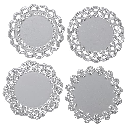 VILLFUL 4-teilige Metallstanzschablonen Für Papierkunst Schablonen Aus Kohlenstoffstahl Für Heimwerker Stanzformen Für Dekoration Und Bastelarbeiten VILLFUL 4-teilige Metallstanzschablonen Für Papierkunst Schablonen Aus Kohlenstoffstahl Für Heimwerker Stanzformen Für Dekoration Und Bastelarbeiten von VILLFUL