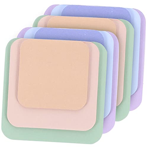 VILLFUL 4 Stück Praktische Haftnotizen Kleine Memo Pads für Schule Büro und Zuhause Abnehmbar und Vielseitig Einsetzbar für Notizen und Erinnerungen von VILLFUL
