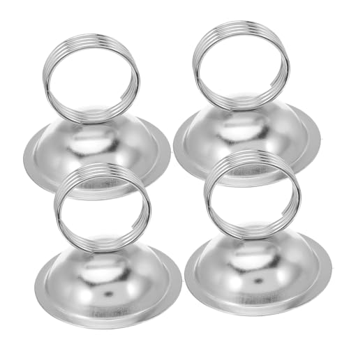 VILLFUL 4 Stück Runde Metall Memo Foto Clip Halter Stabiler Tischkartenhalter für Notizen Karten Büro Party Tischorganisation VILLFUL 4 Stück Runde Metall Memo Foto Clip Halter Stabiler Tischkartenhalter für Notizen Karten Büro Party Tischorganisation von VILLFUL