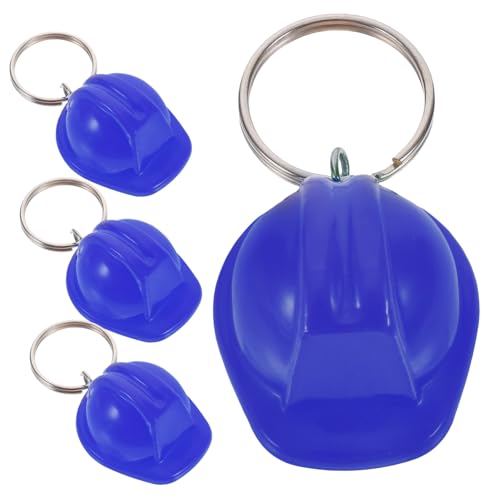 VILLFUL 4 Stück Schutzhelm Schlüsselanhänger, Schlüsselanhänger Für Rucksäcke, Süßer Schlüsselanhänger, Schlüsselanhänger Für Rucksäcke, Schlüsselanhänger Für Autoschlüssel, Auto von VILLFUL