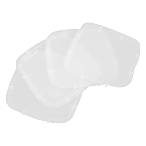 VILLFUL 4 Stück Silikonformen für Untersetzer Diy Gießform für Quadratische Coaster für Kreative Bastelprojekte Hohe Elastizität und Einfache Entformung von VILLFUL