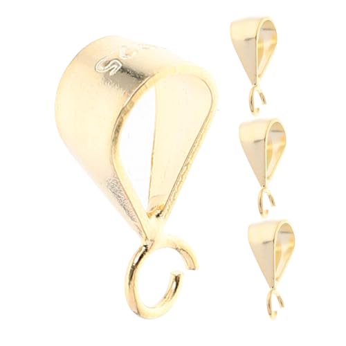 VILLFUL 4 Stück Sterlingsilber Anhänger Klemme Pinch Bails für Schmuckherstellung Langlebig Sicherer Verschluss Einfach zu Befestigen Glänzend Pflegeleicht für DIY Anhänger VILLFUL 4 Stück Sterlingsilber Anhänger Klemme Pinch Bails für Schmuckherstellung Langlebig Sicherer Verschluss Einfach zu Befestigen Glänzend Pflegeleicht für DIY Anhänger von VILLFUL