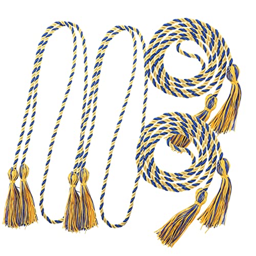 VILLFUL 4 Stück Teiliges Abschlusskordel Blaue und Goldene Quasten für Akademische Feier als Abschlusskleid Dekoration Foto Requisite und Party Zubehör VILLFUL 4 Stück Teiliges Abschlusskordel Blaue und Goldene Quasten für Akademische Feier als Abschlusskleid Dekoration Foto Requisite und Party Zubehör von VILLFUL