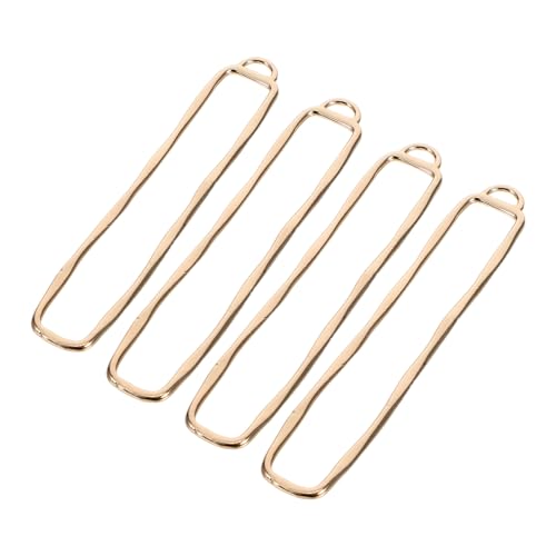 VILLFUL 4 Stück Teiliges Gold Offene Rechteckrahmen Anhänger Hohl Leichter Schmuckrahmen für DIY Schmuckherstellung Geeignet für Ketten Ohrringe Armbänder Vielseitig Verwendbar für VILLFUL 4 Stück Teiliges Gold Offene Rechteckrahmen Anhänger Hohl Leichter Schmuckrahmen für DIY Schmuckherstellung Geeignet für Ketten Ohrringe Armbänder Vielseitig Verwendbar für von VILLFUL