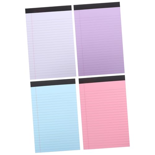 VILLFUL 4 Stück Teiliges Kleine Linierte Legal Pads in Pastellfarben College Ruled Schreibblöcke mit Perforierten Abreißbare Notizblöcke für Schule und Büro VILLFUL 4 Stück Teiliges Kleine Linierte Legal Pads in Pastellfarben College Ruled Schreibblöcke mit Perforierten Abreißbare Notizblöcke für Schule und Büro von VILLFUL