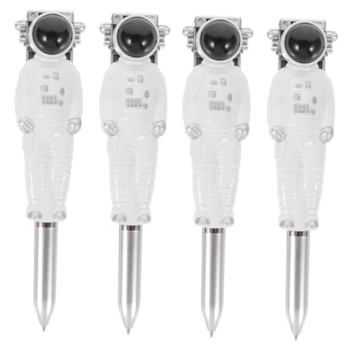 VILLFUL 4 Stück Teiliges Kreativer Astronaut Kugelschreiber Glattes Schreiben Langlebig Tragbar als für Studium Büro und Abschlussfeier VILLFUL 4 Stück Teiliges Kreativer Astronaut Kugelschreiber Glattes Schreiben Langlebig Tragbar als für Studium Büro und Abschlussfeier von VILLFUL