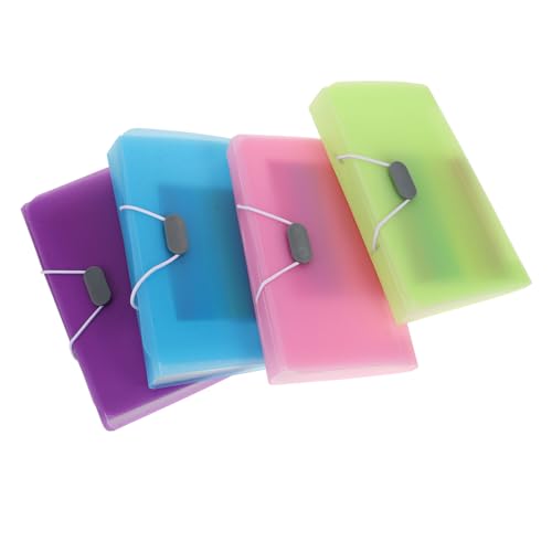 VILLFUL 4 Stück Teiliges Mini Fächermappe Farbige Erweiterbare Dokumentenmappe für Quittungen Belege und Karten Leichter Organizer für Büro Zuhause Reise VILLFUL 4 Stück Teiliges Mini Fächermappe Farbige Erweiterbare Dokumentenmappe für Quittungen Belege und Karten Leichter Organizer für Büro Zuhause Reise von VILLFUL