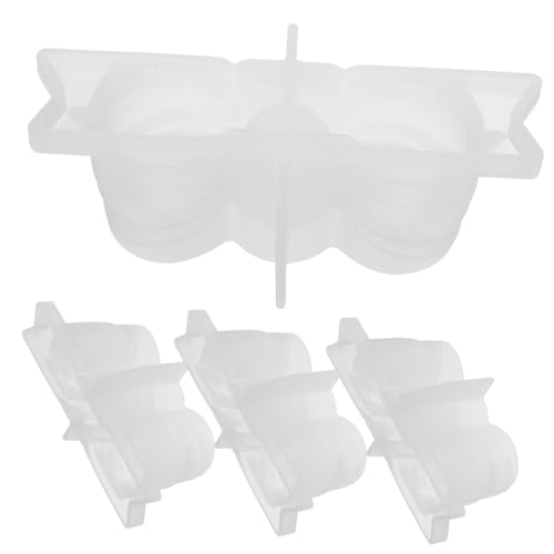 VILLFUL 4 Stück Teiliges Silikonform für Kerzenhalter mit Realistischem Schleifen-design Langlebiges Flexibles Material Präzise Details Wiederverwendbar für DIY Epoxidharz VILLFUL 4 Stück Teiliges Silikonform für Kerzenhalter mit Realistischem Schleifen-design Langlebiges Flexibles Material Präzise Details Wiederverwendbar für DIY Epoxidharz von VILLFUL
