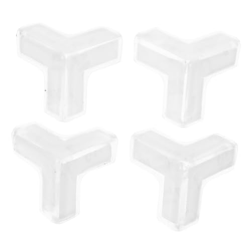 VILLFUL 4 Stück Transparentes Kollisions Kantenschutzset für Fensterkanten Selbstklebend zum Schutz von Möbeln von VILLFUL
