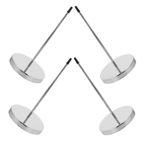 VILLFUL 4 Stücke Teiliges Edelstahl Speisekarten Bestellhalter Kompakter Rezeptspießer mit Schlankem Design für Effiziente Küchenorganisation Platzsparend für Restaurant Büro Zuhause von VILLFUL