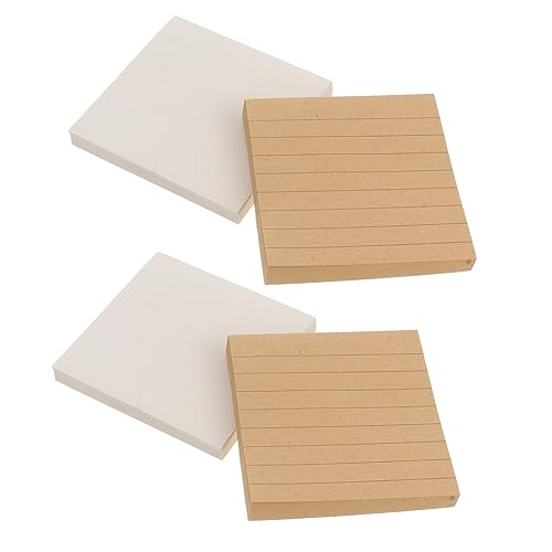 VILLFUL 4 Stücke Teiliges Selbstklebendes Notizpapier mit Linierten und Karierten Blättern Haftet Zuverlässig Allen Oberflächen für To Do Listen und Notizen Verschiedene Papierdesigns VILLFUL 4 Stücke Teiliges Selbstklebendes Notizpapier mit Linierten und Karierten Blättern Haftet Zuverlässig Allen Oberflächen für To Do Listen und Notizen Verschiedene Papierdesigns von VILLFUL
