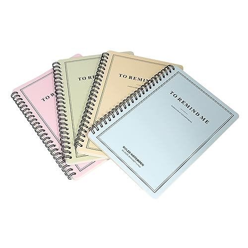 VILLFUL Spiralnotizblock A5 Für Schüler Farbiges Notizbuch Langlebiges Material Glattes Schreibgefühl Praktisch Für Alltag Und Reisen von VILLFUL
