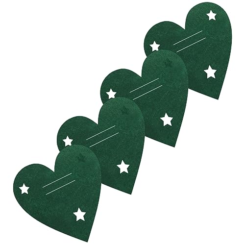 VILLFUL 4 Teiliges Weihnachts Besteckset Mit Messer Und In Herzform, Liebes Besteckset, Weihnachtsdekorationen, Und Cutterbeutel, Weihnachtselemente, Besteckbeutel, von VILLFUL