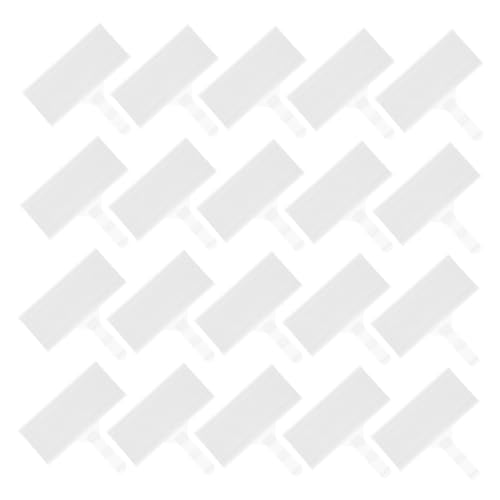 VILLFUL 40 Stück Etikettenhalter Blankokarten Wiederverwendbare Preisschildclips für Supermärkte Einzelhandel Clip Design für Drahtregale von VILLFUL