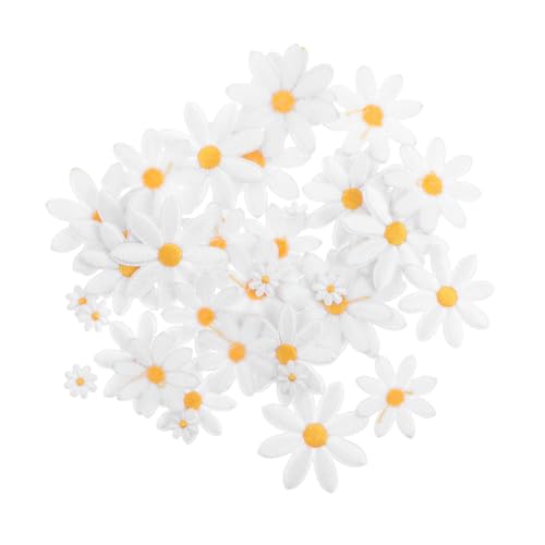 VILLFUL 40 Stück Gestickter Stoffaufnäher Applikationen Zum Aufnähen Von Blumen Patch Aufnähen Kleine Flicken Zum Aufbügeln Stickerei-aufkleber Kleiderflicken Aufnäher Für Jeans von VILLFUL