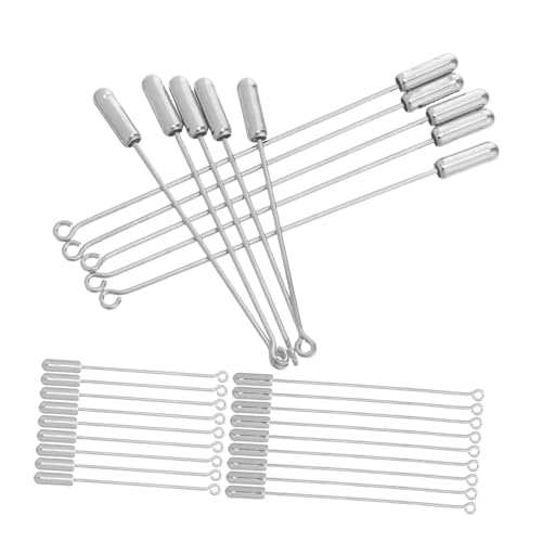 VILLFUL 40 Stück Metallbroschen Stecknadeln mit Stopperenden Vielseitige Anstecknadeln für Anzüge Krawatten Hüte Diy Schmuck und Kostümzubehör Modeaccessoires für Damen und Herren VILLFUL 40 Stück Metallbroschen Stecknadeln mit Stopperenden Vielseitige Anstecknadeln für Anzüge Krawatten Hüte Diy Schmuck und Kostümzubehör Modeaccessoires für Damen und Herren von VILLFUL