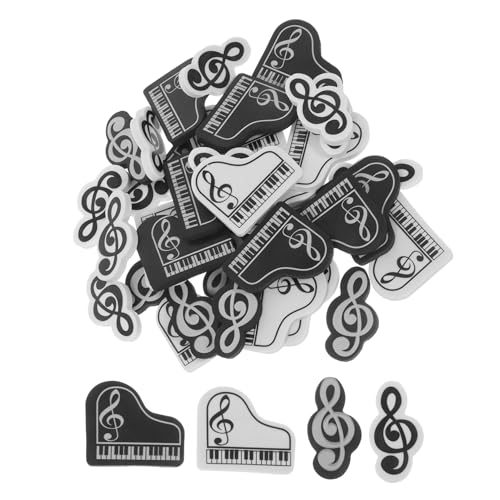 VILLFUL 40 Stück Niedliche Radiergummis für Mini Musiknoten und Klavierform Sauberes Radieren ohne Schmieren Weiches Material für Komfortablen Griff Langlebig und Flexibel für Schule und VILLFUL 40 Stück Niedliche Radiergummis für Mini Musiknoten und Klavierform Sauberes Radieren ohne Schmieren Weiches Material für Komfortablen Griff Langlebig und Flexibel für Schule und von VILLFUL