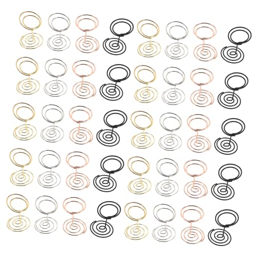 VILLFUL 40 Stück Teiliges Metall Tischkartenhalter Rund Mini Kartenständer mit Starkem Clip für Hochzeitsfeier Geburtstag Party Stilvolle Fotohalter Elegante Tischdekoration VILLFUL 40 Stück Teiliges Metall Tischkartenhalter Rund Mini Kartenständer mit Starkem Clip für Hochzeitsfeier Geburtstag Party Stilvolle Fotohalter Elegante Tischdekoration von VILLFUL