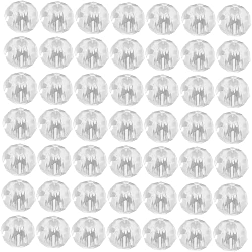 VILLFUL 400 Stück Ab Farbige Kristallperlen Runde Facettierte Spacerperlen für Schmuckherstellung für Armbänder Ohrringe und Windspiele von VILLFUL