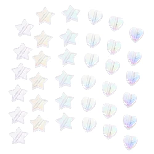 VILLFUL Handyketten Zubehör 400 Stück Lose Acrylperlen Diy-perlen Für Schmuckherstellung Herzförmige Perlen Zum Basteln VILLFUL Handyketten Zubehör 400 Stück Lose Acrylperlen Diy-perlen Für Schmuckherstellung Herzförmige Perlen Zum Basteln von VILLFUL