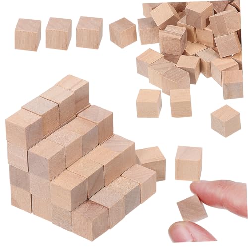 VILLFUL 400 Stück Holzklötze Naturholz Würfel Bastelklötzchen Blanko Holzbausteine für DIY Projekte Glatte Sichere Holzklötzchen zum Bemalen Basteln Bauen und Dekorieren VILLFUL 400 Stück Holzklötze Naturholz Würfel Bastelklötzchen Blanko Holzbausteine für DIY Projekte Glatte Sichere Holzklötzchen zum Bemalen Basteln Bauen und Dekorieren von VILLFUL