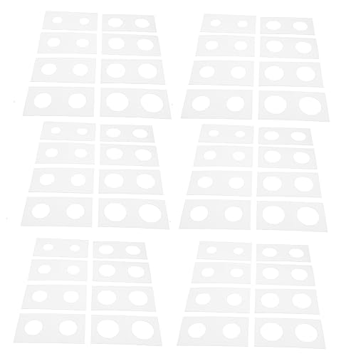 VILLFUL 400 Stück Münz Büroklammern, Münz Organizer, Münzsammelpapiere, Papier Münz Organizer, Münzsammeln, Münzsammlungshalter, Münzsammlungszubehör, Verschiedene Münzhalter, Münzflips von VILLFUL