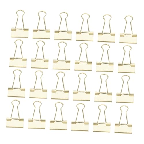 VILLFUL 48 Stück Goldene Metall Binderclips Praktische Büroklammern für Dokumente Fotos und Vielseitige Clips für Schule Büro und Zuhause Robuste und Leicht zu Bedienende Klammern für VILLFUL 48 Stück Goldene Metall Binderclips Praktische Büroklammern für Dokumente Fotos und Vielseitige Clips für Schule Büro und Zuhause Robuste und Leicht zu Bedienende Klammern für von VILLFUL