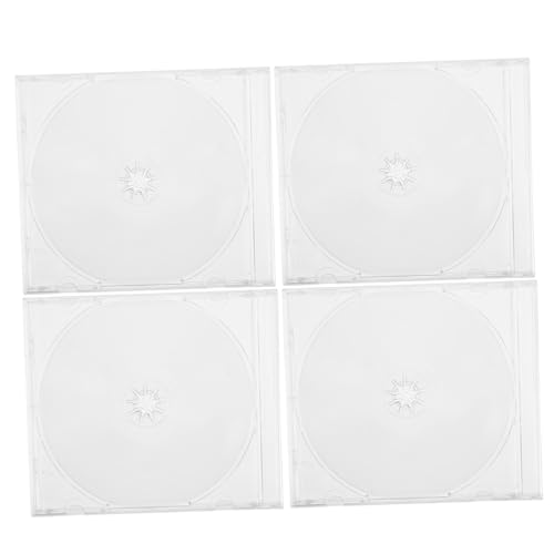 VILLFUL 4Er-Set Cd Hüllen Teilig Transparente Kunststoffhüllen für Cd Dvd zum Selbergestalten Datenspeicherung und Archivierung Robust und Langlebig für Musik und Datenaufzeichnungen VILLFUL 4Er-Set Cd Hüllen Teilig Transparente Kunststoffhüllen für Cd Dvd zum Selbergestalten Datenspeicherung und Archivierung Robust und Langlebig für Musik und Datenaufzeichnungen von VILLFUL