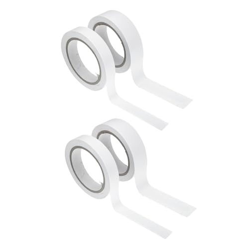 VILLFUL 4Rollen Doppelseitiges Klebeband Hochviskosität Selbstklebend Universelles Klebeband für Bastelarbeiten Bürobedarf Geschenkverpackungen Einfach von VILLFUL