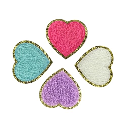 VILLFUL 4Stücke Dekorative Kleiderpflaster Herz Patches Polyester für Hut Kleidung und Taschen zum Verschönern oder Reparieren Farben Zufällig VILLFUL 4Stücke Dekorative Kleiderpflaster Herz Patches Polyester für Hut Kleidung und Taschen zum Verschönern oder Reparieren Farben Zufällig von VILLFUL