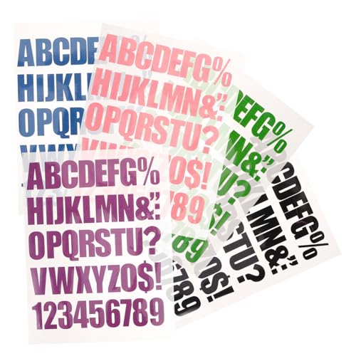 VILLFUL 5 Blätter Teiliges Bunte Bügelbuchstaben und Zahlen Patches Kleine Iron Letter Patches zum Aufbügeln Kleidung Taschen DIY Flicken für Jungen und Mädchen Farbiges Textil dekor VILLFUL 5 Blätter Teiliges Bunte Bügelbuchstaben und Zahlen Patches Kleine Iron Letter Patches zum Aufbügeln Kleidung Taschen DIY Flicken für Jungen und Mädchen Farbiges Textil dekor von VILLFUL
