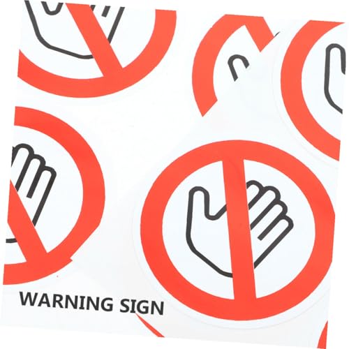 VILLFUL 5 Blätter Warnhinweis Aufkleber Ømm Selbstklebende Nicht Berühren Sicherheitszeichen Haftetiketten für Glatte Oberflächen Wie Stark Haftend Vielseitig Einsetzbar VILLFUL 5 Blätter Warnhinweis Aufkleber Ømm Selbstklebende Nicht Berühren Sicherheitszeichen Haftetiketten für Glatte Oberflächen Wie Stark Haftend Vielseitig Einsetzbar von VILLFUL