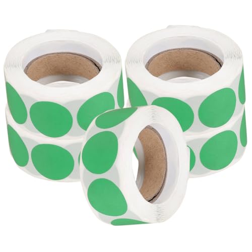 VILLFUL 5 Rollen Dekorative Markierungsaufkleber, Runde Aufkleber, Aufkleber Für DIY Speisekammer Etiketten, Büroaufkleber, Codierungsetiketten, Punktaufkleber, Klebeaufkleber, VILLFUL 5 Rollen Dekorative Markierungsaufkleber, Runde Aufkleber, Aufkleber Für DIY Speisekammer Etiketten, Büroaufkleber, Codierungsetiketten, Punktaufkleber, Klebeaufkleber, von VILLFUL