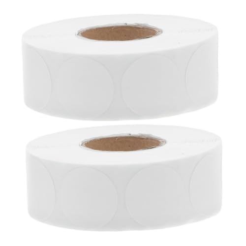 VILLFUL 5 Rollen Runde Etikettenrollenaufkleber Selbstklebende Kreisaufkleber Glasetiketten Selbstklebend Etiketten Zum Backen Von Aufklebern Weiß Aufkleber Aus Beschichtetem Papier VILLFUL 5 Rollen Runde Etikettenrollenaufkleber Selbstklebende Kreisaufkleber Glasetiketten Selbstklebend Etiketten Zum Backen Von Aufklebern Weiß Aufkleber Aus Beschichtetem Papier von VILLFUL