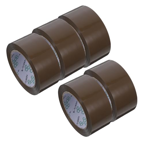 VILLFUL 5 Rollen Verpackungsklebeband Strapazierfähiges Versandband Klebeband Für Umzugskartons Und Heimgebrauch von VILLFUL