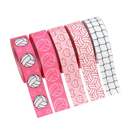 VILLFUL 5 Rollen Volleyball Dekorationsband für Bastelprojekte Geschenkverpackungen und Feiertagsdekorationen für Veranstaltungen VILLFUL 5 Rollen Volleyball Dekorationsband für Bastelprojekte Geschenkverpackungen und Feiertagsdekorationen für Veranstaltungen von VILLFUL