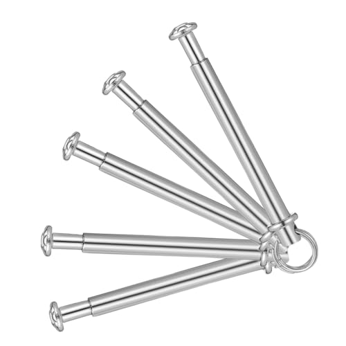 VILLFUL 5 Sätze Metallwellen Nieten und Muttern für Handventilatoren Langlebige Ersatzteile für DIY Reparaturen von Faltfächern und Handventilatoren VILLFUL 5 Sätze Metallwellen Nieten und Muttern für Handventilatoren Langlebige Ersatzteile für DIY Reparaturen von Faltfächern und Handventilatoren von VILLFUL
