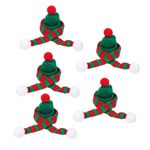 VILLFUL 5er-set Weihnachtsflaschenhüte Flaschenhüllen Aus Wolle Weihnachts-mini-mützenschals Für Weinflaschenverschlüsse Für Feiertage VILLFUL 5er-set Weihnachtsflaschenhüte Flaschenhüllen Aus Wolle Weihnachts-mini-mützenschals Für Weinflaschenverschlüsse Für Feiertage von VILLFUL