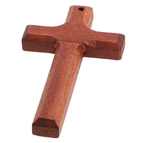 VILLFUL 5 Stück Anhänger Charms Holzanhänger Kreative Schlüsselanhänger DIY Holzkreuzanhänger Schlüsselanhänger Schlüsselanhänger Anhänger Schlüsselanhänger Holzkreuzanhänger Für von VILLFUL