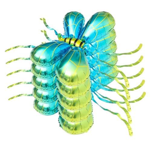 VILLFUL 5 Stück Bienenflügel Ballon Teilig Große Dekorative Aluminiumfolie für Kindergeburtstag und Kostümpartys Vielseitige Foto Requisiten Befestigen von VILLFUL