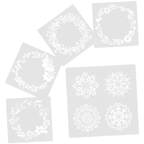 VILLFUL Blumenschablonen Zum Malen Zeichenschablonen Bastelvorlagen Wiederverwendbare Schablonen Filigrane Malschablonen Vorlagen Für Heimdekoration Bastelmaterial VILLFUL Blumenschablonen Zum Malen Zeichenschablonen Bastelvorlagen Wiederverwendbare Schablonen Filigrane Malschablonen Vorlagen Für Heimdekoration Bastelmaterial von VILLFUL