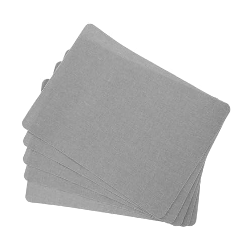 VILLFUL 5 Stück Selbstklebende Leinen Reparaturflicken Graue Stoffpatches für Sofas Kopfstützen Stühle Kissen und Vorhänge Einfach Zuzuschneiden und Rückstandslos Entfernbar von VILLFUL