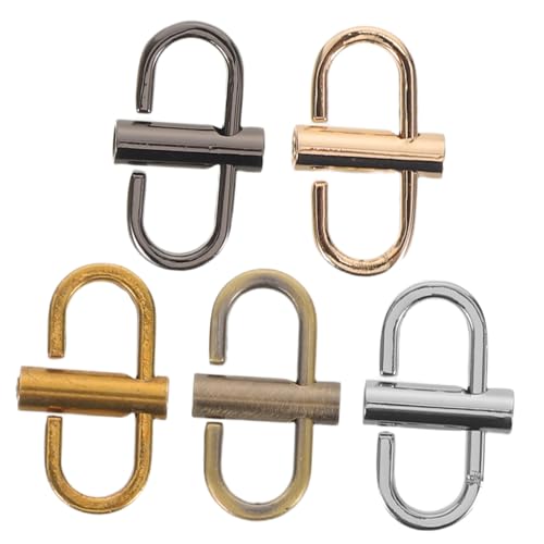 VILLFUL 5 Stück Teiliges Metall Kettenband Längenversteller für Handtaschen Einstellbare Schnalle Clip zum Kürzen von Schulterriemen für Umhängetaschen Rucksack Zubehör Langlebig VILLFUL 5 Stück Teiliges Metall Kettenband Längenversteller für Handtaschen Einstellbare Schnalle Clip zum Kürzen von Schulterriemen für Umhängetaschen Rucksack Zubehör Langlebig von VILLFUL